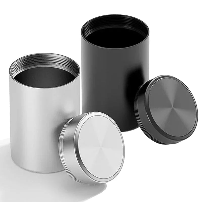 Reservoir a cafe en inox noir et argent decoration